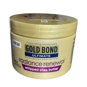 Gold Bond Ultimate Radiance Renewal Whipped Shea Body Butter Lotion 8 Oz